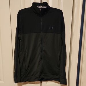 Under Armour Men's Black And Dark Gray Performance Jacket - Large